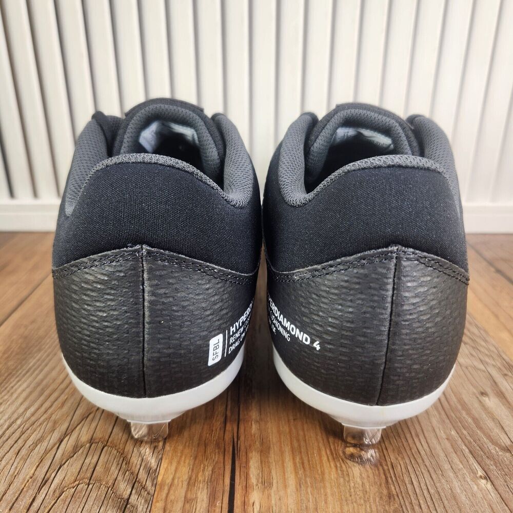 Nike Renew Hyperdiamond 4 Pro Metal Softball Cleats Women Sz 11 Black CZ5920-010 - Picture 4 of 10